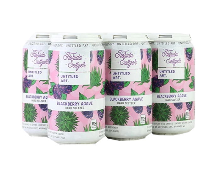 Untitled Art Florida Seltzer Blackberry Agave 12oz 6-Pack Can