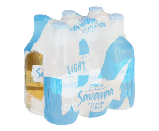 Savanna Light Premium 330ml 6-Pack Bottle