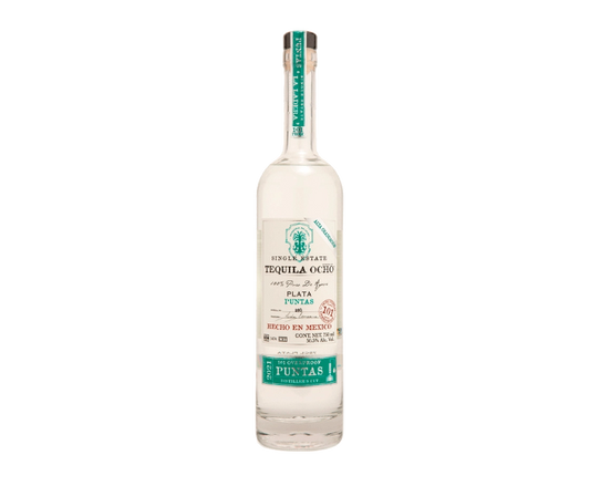 Tequila Ocho Plata Puntas 108 Proof 750ml