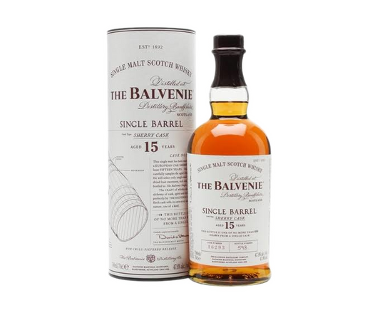 The Balvenie 15 Years Single Barrel 750ml