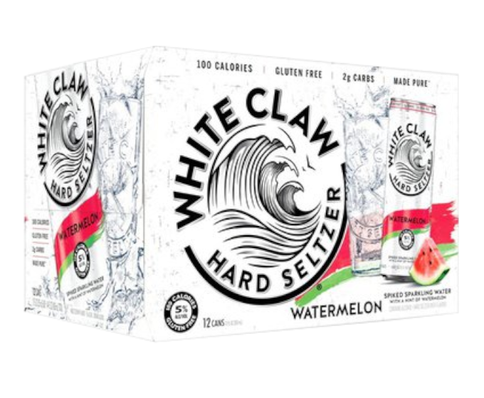 White Claw Hard Seltzer Watermelon 12oz 12-Pack Can