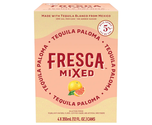 Fresca Mixed Tequila Paloma 12oz 4-Pack Can