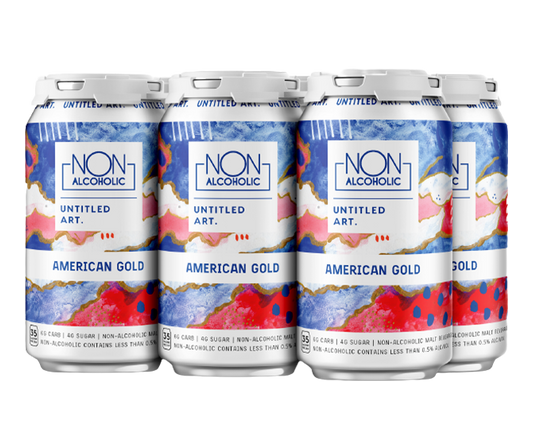 Untitled Art NA American Gold 12oz 6-Pack Can