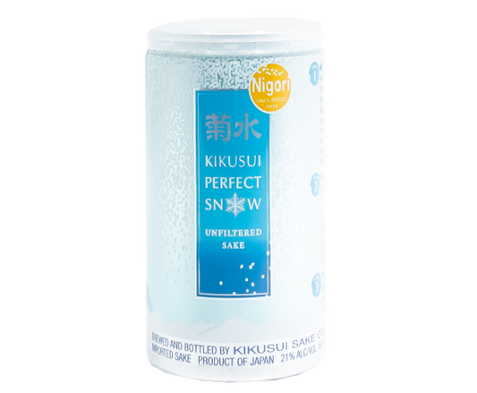 Kikusui Perfect Snow Nigori Sake 180ml Can