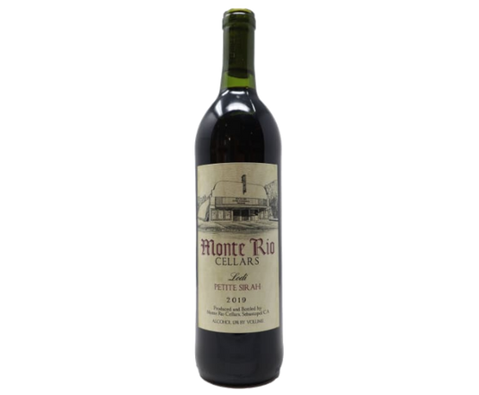 Monte Rio Cellars Petite Sirah 750ml (No Barcode)