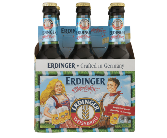 Erdinger Oktoberfest Weissbier 11.2oz 6-Pack Bottle