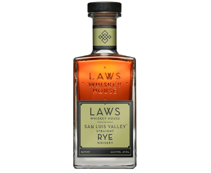 Laws Rye 95 Proof 750ml (DNO P3)