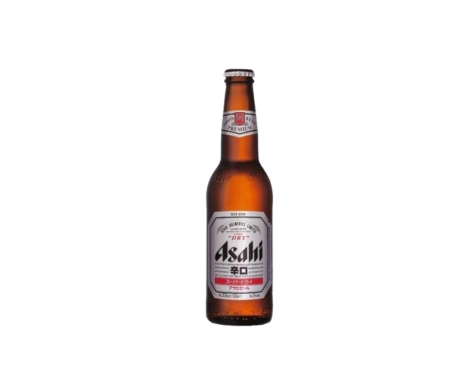 Asahi Dry Beer 12oz Single Bottle