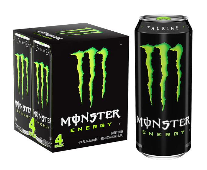 Monster Energy Green 16oz 4-Pack Can