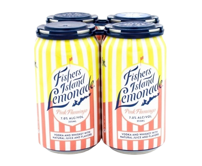 Fishers Island Lemonade Pink Flamingo 355ml 4-Pack Can