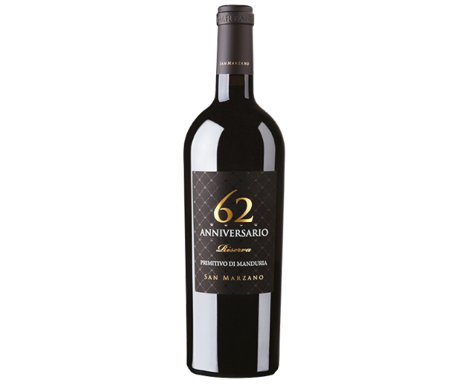 Cantine San Marzano 62 Anniversario Primitivo di Manduria Riserva 750ml