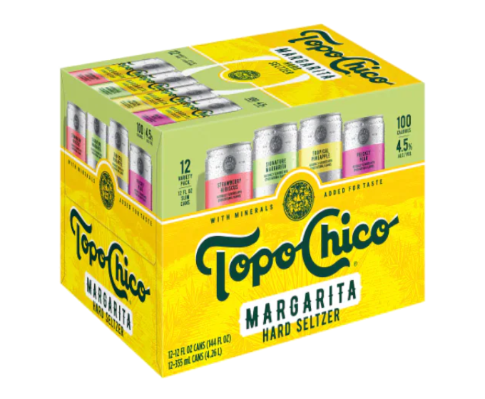 Topo Chico Margarita Spiked Seltzer Variety Pack 12oz 12-Pack Can