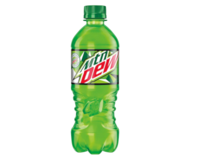 Mountain Dew 20oz Single Bottle