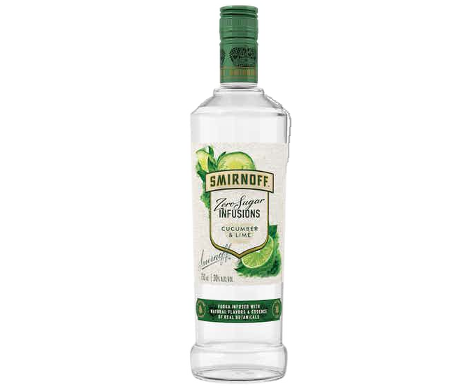 Smirnoff Zero Sugar Cucumber Lime 750ml