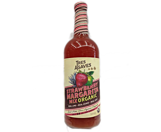 Tres Agaves Organic Strawberry Margarita Mix 1L