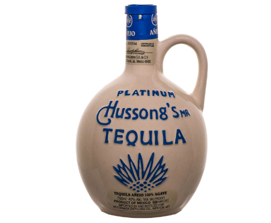 Hussongs Anejo Platinum 750ml (DNO P3)