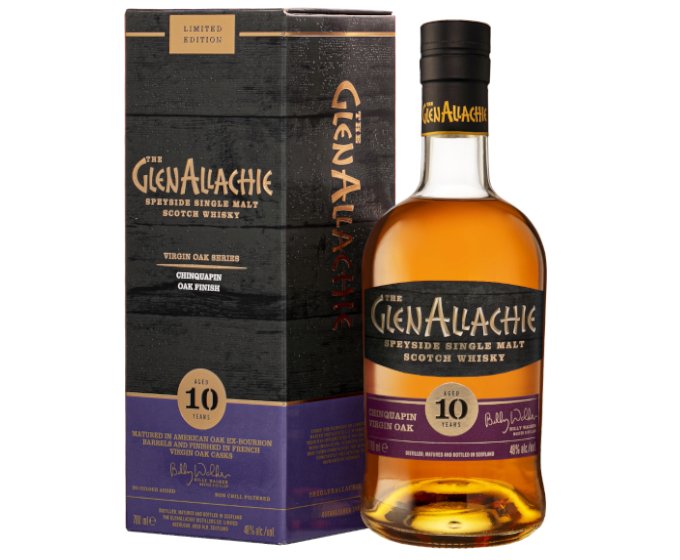 The GlenAllachie 10 Years Chinquapin Virgin Oak Finish SM 700ml