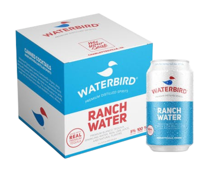 Waterbird Ranch Water 12oz 4-Pack Can