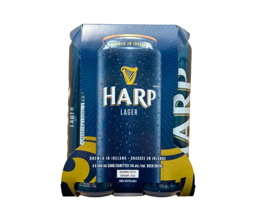 Harp Lager 14.9oz 4-Pack Can (Scan Correct Item)