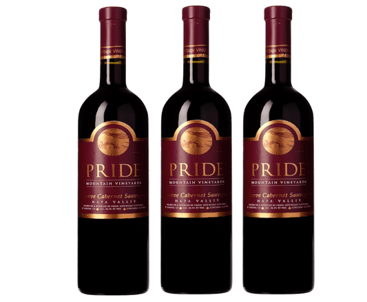 Pride Mountain Cabernet Vertical 3 Bottles Set 2010 / 2011 / 2013 750ml