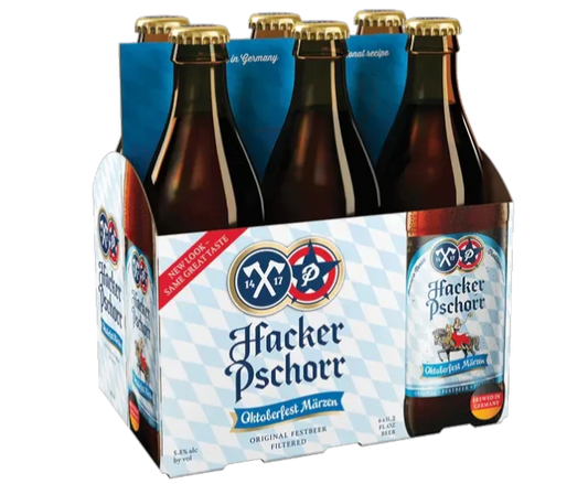 Hacker Pschorr Oktoberfest Marzen  12oz 6-Pack Bottle