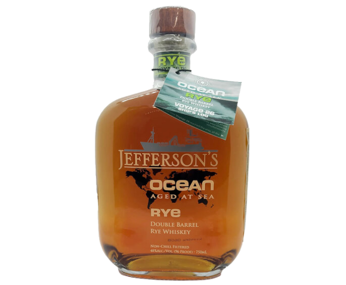 Jeffersons Ocean Aged At Sea Double Barrel Rye 750ml (DNO)